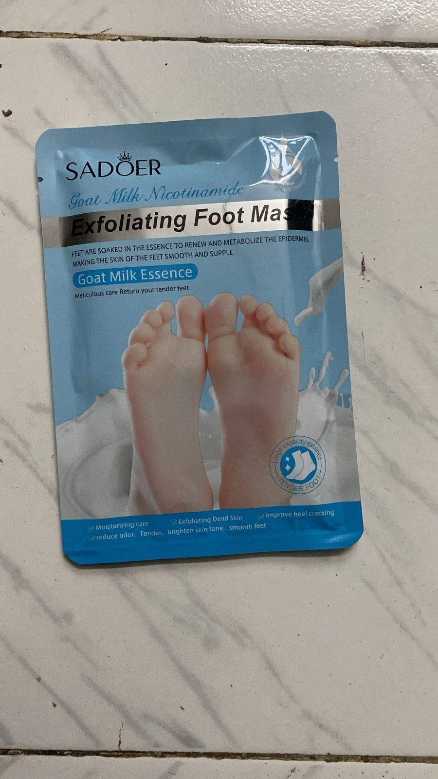 Exfoliating Foot Mask Goat Milk